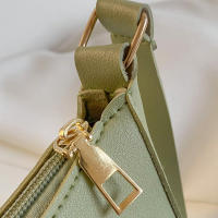 Bolso de hombro de cuero PU de Color sólido Retro para mujer, bolsos de moda, monederos casuales, bolsos de mano para mujer - details 22