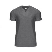 Summer Men's V-Neck Cotton Slim Fitting Short Sleeve Fitness Soft and Breathable T-shirt Solid Colors Available - details 13