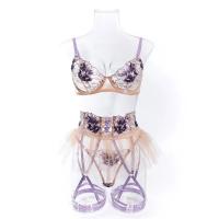 Tornova-ropa interior Sexy con estampado bordado, faja, ligas, traje para mujer, malla de retales, conjunto de lencería Sexy exótica transparente, nuevo - details 7
