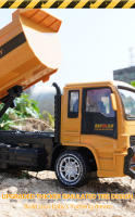 Rc Dumper Truck 2.4G Remote Control Car 6Ch Electric Cars Engineering Vehicle Tractor Toys for Boys Kids Children Christmas Gift - details 5
