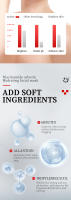 Mascarilla Facial Blanca Arbutin Nicotinamida Hidratante, Iluminador, Reparador de Piel Seca y Erosión Herramienta de Cuidado de la Piel de Belleza - details 4