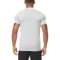 Camiseta de Entrenamiento de Verano para Hombres Cuello Redondo, Material de Poliéster, Estilo Casual de Moda para Gimnasio - details 6