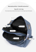 1 nueva mochila en relieve, mochila versión coreana para mujer, bolso escolar de gran capacidad, bolso de viaje de negocios de cuero suave - details 13