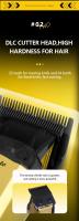 Kemei-cortadora de pelo profesional con Motor sin escobillas, maquinilla eléctrica para cortar el pelo de barbero inalámbrica de 11500RPM, Máquina para cortar cabello con cuchilla DLC - details 1