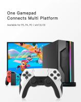 Mando inalámbrico para PS4/Pro/PS3/Slim/PC/Steam, control Bluetooth, Joystick, compatible con 6 ejes, vibración, clic táctil - details 0