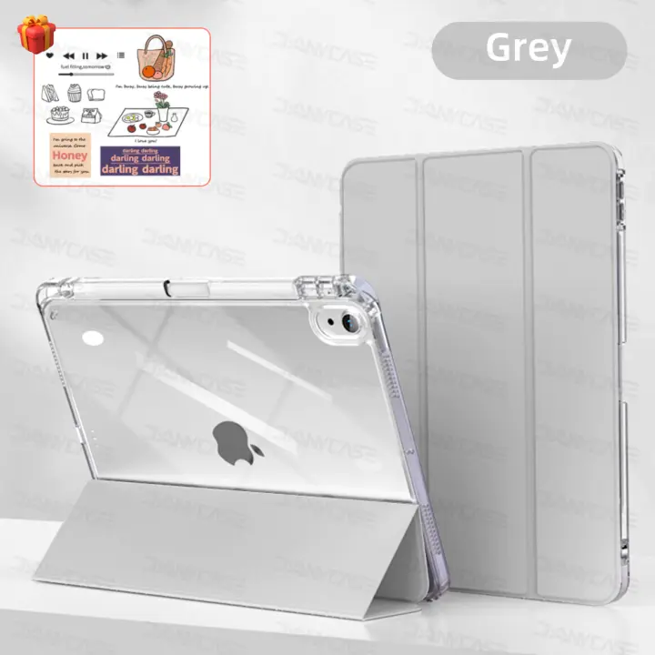 Funda Transparente HD para iPad 10th Gen 2022 Pro 11 12.9 Air 4/5 10.9 7th 8th 9th 10.2 Air 3 10.5 Pro mini 6 5/6th 9.7 de DANYCASE Compatible con Apple iPad - 1