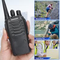Baofeng-walkie-talkie piezas, Radio bidireccional de largo alcance para caza y hotel, 888s, UHF, 5W, 400-470MHz, BF888s, BF 888S, H777, 1/ 2 BF-888S - details 6