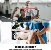 Bandas de resistencia premium Entrenamiento de fuerza mejorado para desarrollar músculos Solución versátil de gimnasio en casa para fitness Yoga Pilates - details 29