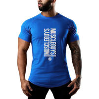 Summer Loose Graphic T Shirts Fitness Running Men's Cotton Short Sleeve - details 4
