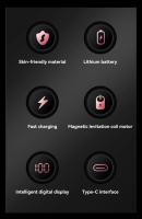 Kemei 8502 cortapelos y recortadoras de peluquero para hombres, cortadora de barba eléctrica inalámbrica profesional, acabado Máquina para cortar cabello - details 1