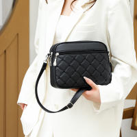 Bolso cuadrado pequeño con bandolera para mujer, nuevo diseño acolchado, bandolera de cuero de PU, bandolera versátil - details 14