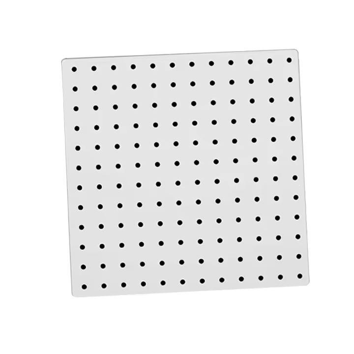Panel de almacenamiento de pared Panel perforado de metal Fácil instalación Tablero perforado de 12 x 12 pulgadas Tablero perforado para - 1