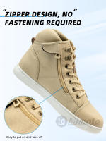 Botas de moto transpirables Vintage para hombre y mujer, zapatos de motociclista, zapatillas informales para hombre, zapatos de Motocross de microfibra, botas protectoras para moto - details 6