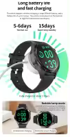 Reloj inteligente deportivo 4 Pro para hombre, pulsera con llamadas, Bluetooth, Pantalla AMOLED HD, monitoreo de salud, novedad de 2024 - details 11