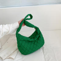 Bolso de hombro de nailon Vintage para mujer, bandolera informal impermeable, bolso Hobo acolchado de gran capacidad - details 18