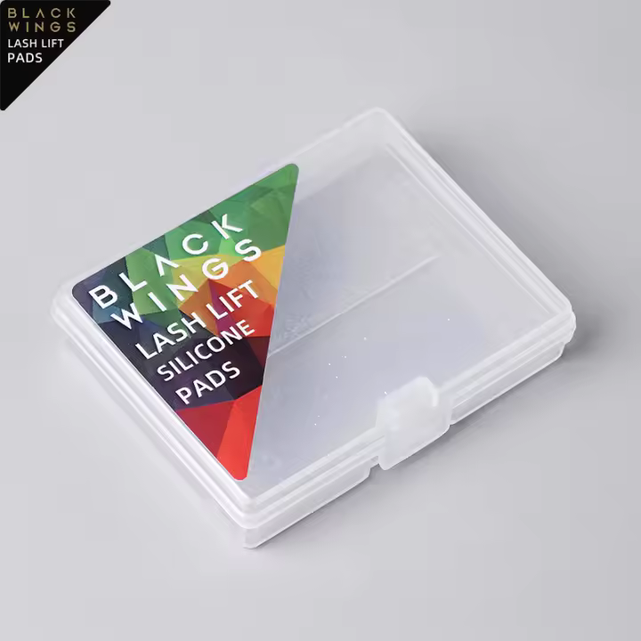 1 par de pestañas de silicona Blackwings, almohadilla permanente para pestañas, varillas protectoras para levantamiento de pestañas 3D, accesorios para rizador de pestañas, herramientas aplicadoras - 1