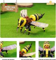 Insect Battle Simulation Bee Mantis Building Blocks Toys Children's Brain Game Puzzle Toy of Improve Boys and Girls' Attention - details 4