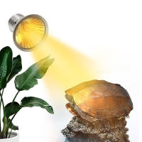25/50/75W UVA + UVB 3,0 lámpara para reptiles bombilla tortuga tomando el sol bombillas de luz UV lámpara de calefacción anfibios lagartos controlador de temperatura 1 ud. - details 2