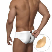 Jessborn pantalones cortos triangulares para hombre, bañador sexy con parte trasera, ropa de baño profesional para playa, primavera y verano - details 0
