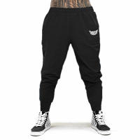 Simple and Trendy Men's Spring and Autumn New Trendy Brand Thin Section Sports Fitness Elastic Waist Casual Trousers - details 14