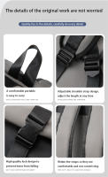 Mochila de Viaje Unisex Moda Sencilla Lineda de Poliéster Exterior de Nylon - details 6