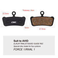 Pastillas de Freno de Disco SUNTNUR de Cerámica-Resina Para Bicicletas SRAM G2 GUIDE R RS CLEVEL LEVEL ULT ELIXIR7 9 TRAIL 4 Pistón Par de Pastillas 2 Pares - details 0