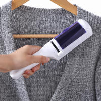 Removedor de pelusa de ropa, cepillo electrostático portátil para abrigo, suéter, limpieza en seco, cepillo de eliminación de pelusa pegajosa para mascotas, 1 unidad - details 0