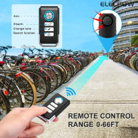 Elecpow Wireless Bicycle Vibration Alarm IP55 Waterproof Motorcycle Alarm Remote Control Anti-theft Bike Detector Alarm System - details 4