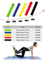 Juego de bandas de resistencia ideales para flexibilidad, adecuadas para yoga, pilates, también para entrenamiento de resistencia en gimnasia y danza - details 1