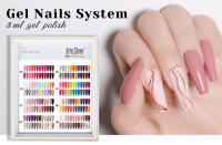 Esmalte de Uñas Arte Clavo Gel 24 piezas 8ml Set de Varnish LED UV Semi Permanente para Arte de Uñas en Caja Marca - details 2