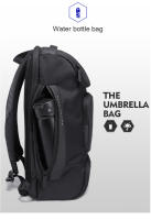 BANGE-Mochila de gran capacidad con carga USB para hombre y mujer, bolso de viaje informal Oxford, resistente al desgaste, a la moda, nuevo estilo - details 4