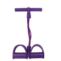 4 cuerdas elásticas de resistencia, ejercitador, remero, banda de resistencia para el vientre, gimnasio en casa, bandas elásticas de entrenamiento deportivo para equipos de Fitness - details 5