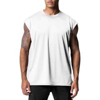 Mesh Quick Dry Tank Top for Men Summer Sleeveless Shirts Fitness Clothing Loose Gym Clothes Workout Solid Color Running Vest - details 8