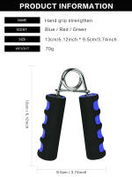Set de Fortalecedor de Agarre de Mano 3pcs Exerciciador de Mano de Espuma Suave para Rápido Fortalecimiento de Muñeca, Codo y Dedos - details 4