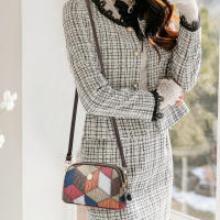 Bolso de mano de cuero Pu para mujer, bandolera suave de alta calidad con diseño de lujo impreso, bandolera de hombro acolchada - details 4