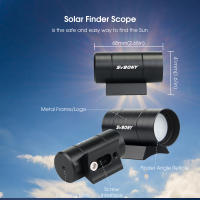 SVBONY-visor Solar para posicionamiento Solar, Finderscope Total, observación de Eclipse y Eclipse Parcial, telescopio astronómico - details 1