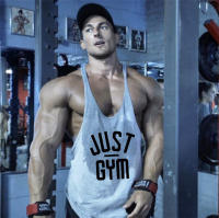 Camiseta sin Mangas de Cuerpa Muscular para Hombres Vestido Deportivo de Fitness con Estampado de Músculo - details 2