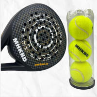 3 uds MHKND tenis de goma de fibra de alta elasticidad tenis profesional para competición pelotas de juego de entrenamiento al aire libre duraderas - details 0