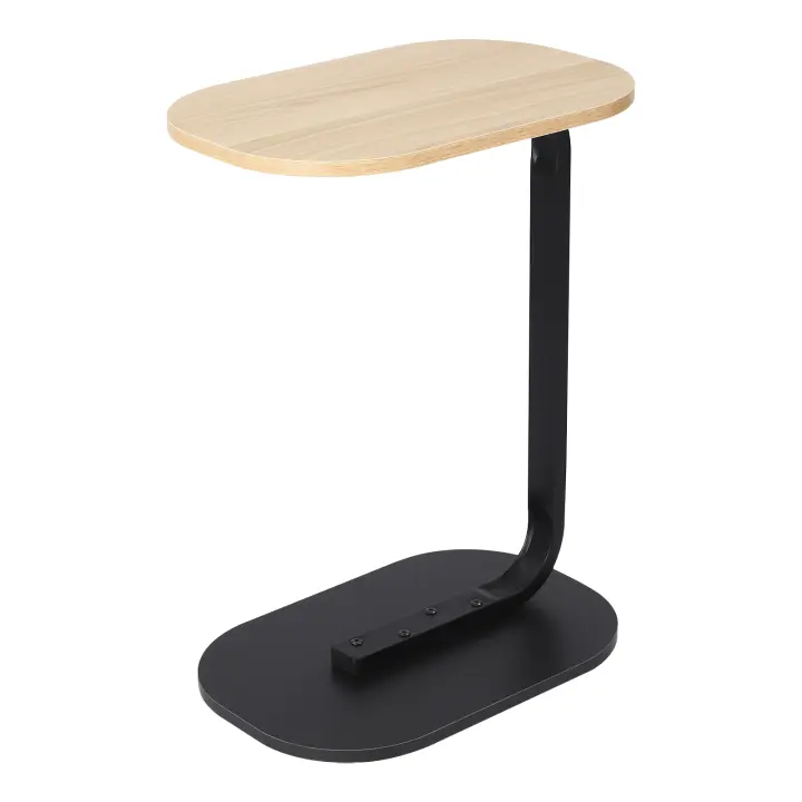 Mobiliario sencillo lado de la cama oval pequeña mesa de centro sofá de uso doméstico varios en la sala de estar desmontable balcón dormitorio pequeña mesa - 1