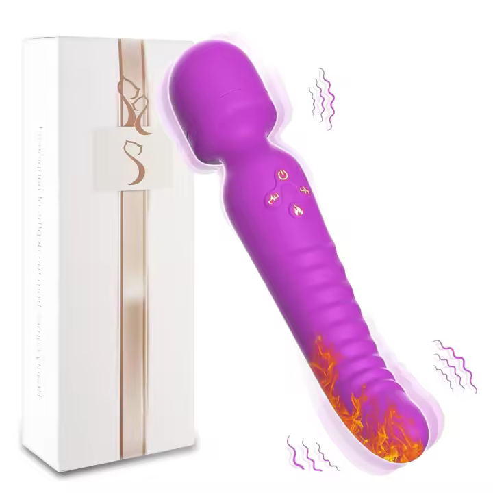 Varita Mágica de Placer para Mujer Vibrador G-spot AV Estimulador de Clítoris Masajeador de Vagina - 1
