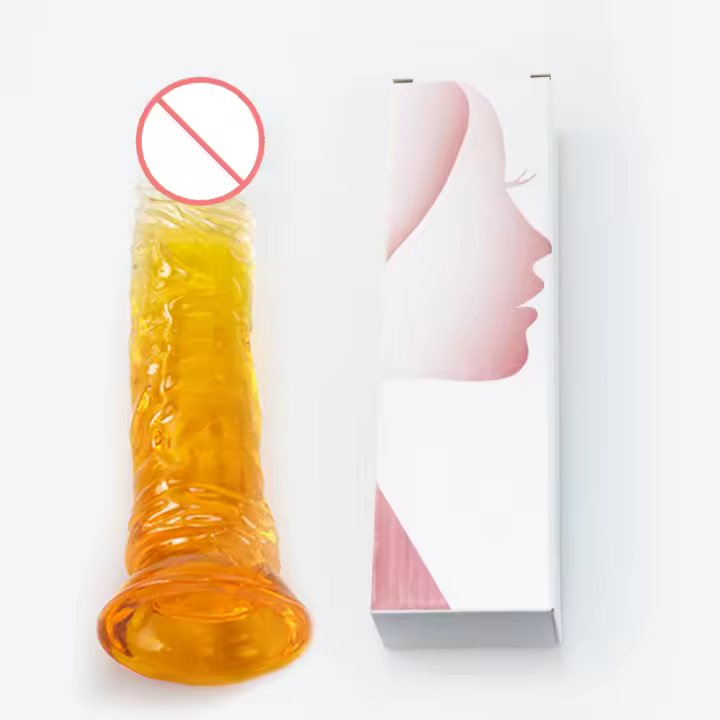 Consolador de gelatina suave transparente, ventosa realista, pene falso, ventosa para pene, tapón Anal, Juguetes sexuales para mujeres y hombres, Juguetes sexuales anales y vaginales - 1