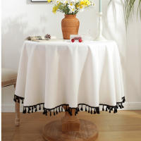 Mantel de Lineno para Mesa Redonda Ideal para Café, Té, Recepción, Fiesta - details 36