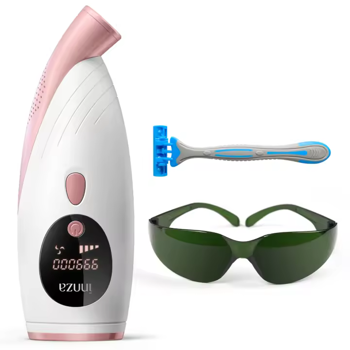Máquina de Eliminación de Vello Innza D26 Epilador Láser Permanente IPL 2 Modos 5 Niveles Máquina Eléctrica de Vello 999000 Flashes Buena para Uso Doméstico - 1