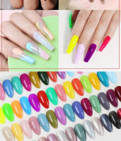 Parkson-Juego de esmaltes en Gel para uñas, Gel semipermanente para manicura semipermanente, lámpara UV, Color rosa, azul y morado, 4 piezas, para verano - details 7