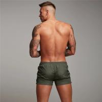 Men's Summer Sweat Running Gym Fitness Shorts Fashion Daily Slim Shorts Bodybuilding Short Pants Printed Beach Short for Men - details 15