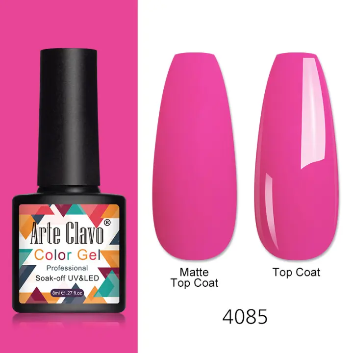 Arte Clavo-esmalte de uñas de larga duración, barniz de Gel UV brillante y transparente, Base y capa superior para manicura - 1