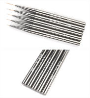 Brocha de Línea de Uñas KADS con Pluma de Caver Herramienta de Manicura para Decoración DIY Dibujo de Flores Rayas Patrón de Metal - details 7