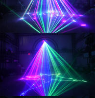 Proyector de escaneo láser de animación RGB a todo Color, 500MW, controlador DMX512, iluminación de escenario para discoteca, Bar, fiesta, DJ, boda, KTV - details 7