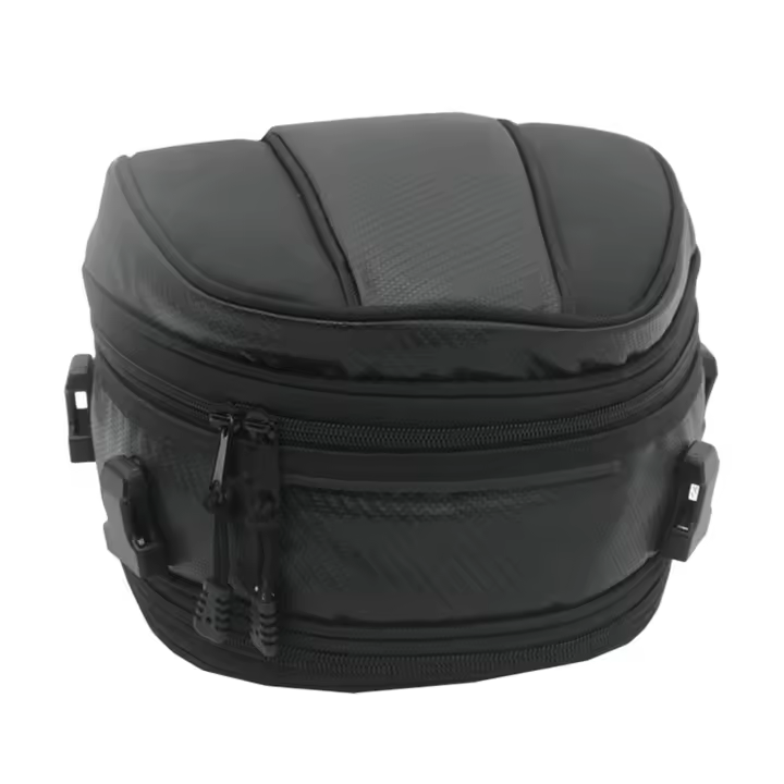 Bolsa trasera para asiento de motocicleta, tela Oxford resistente al agua, ligera, accesorios de gran capacidad, bolsa para equipaje trasero - 1