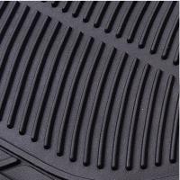 Alfombras de goma para coche Negro, Alfombra Recortable, Juegos Alfombrillas de Goma de 4 piezas para Coche. Universal, resistente al uso y antideslizante. Se puede cortar a medida. 2 Delanteras y 2 traseras. - details 6